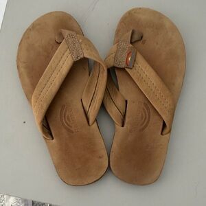 Rainbow Beige Flip-Flops